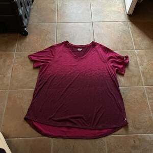 BCG Women's Ombre V-Neck Plus Size Training T-shirt